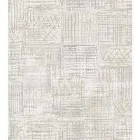 TAPETE grafisches Motiv 53 cm x 10,05 m - Grau, Papier (53/1000cm) - Sanders & Sanders