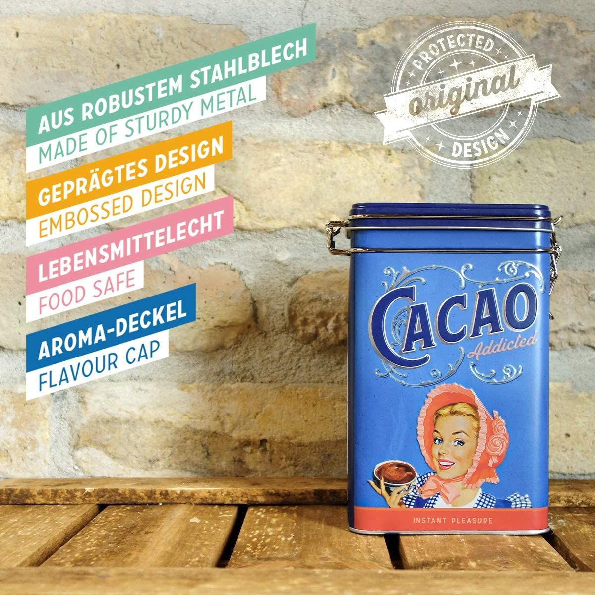 AROMADOSE Say It 50's! Cacao Addicted - Multicolor, Metall (11/17.5/7.5cm) - Nostalgic-Art