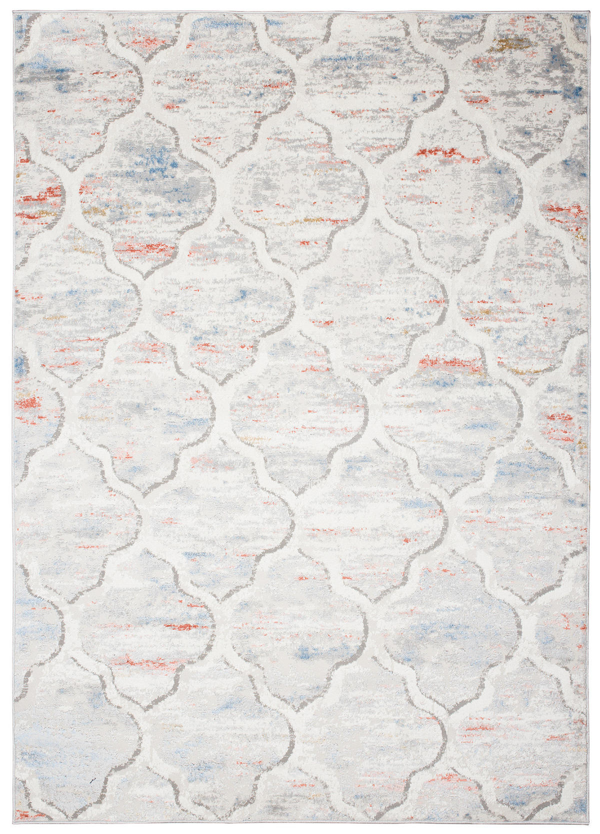 TEPPICH VALLEY Grau Orange 160/220 cm - Orange, Textil (160/220cm) - Tapiso