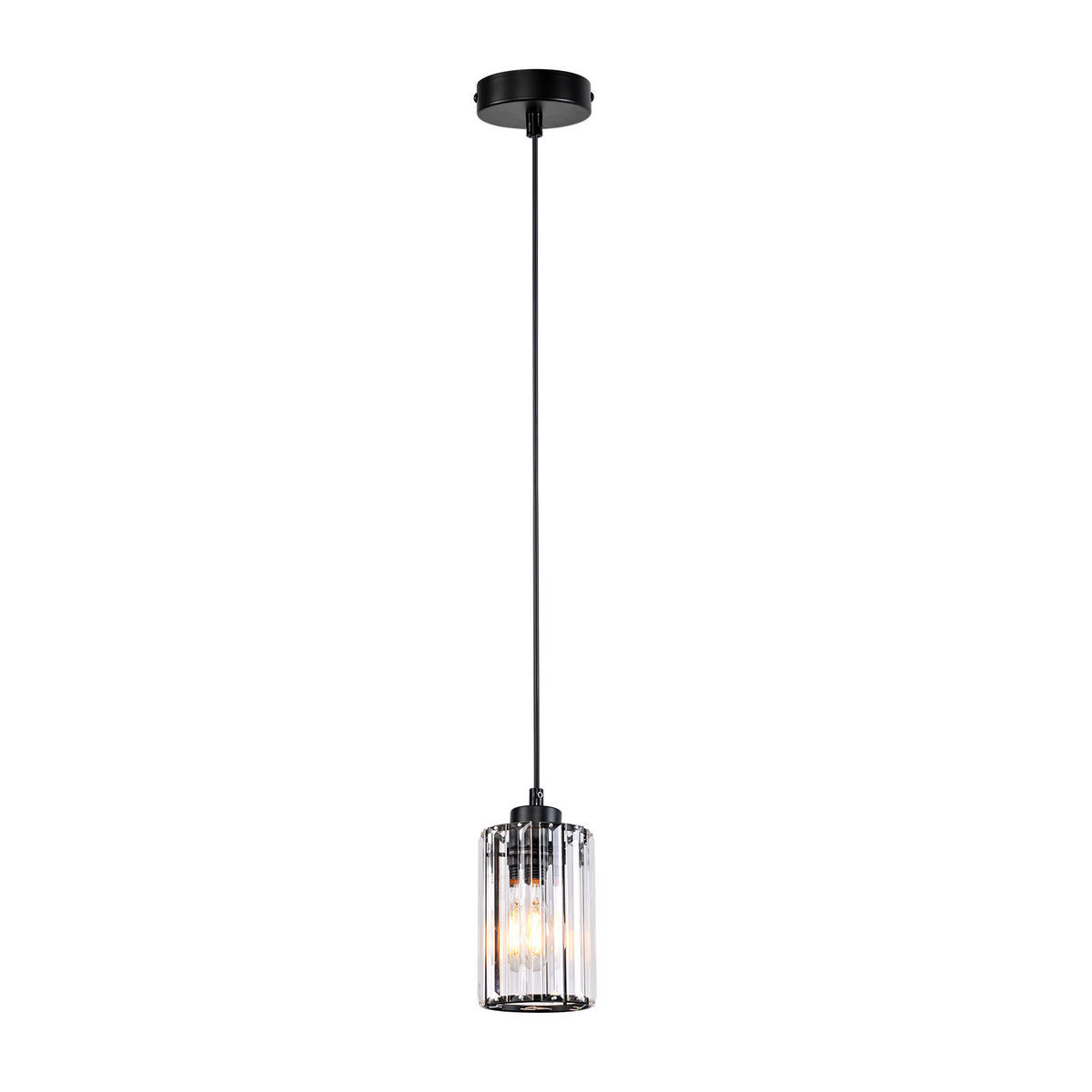 HÄNGELEUCHTE Marklund 9/9/140 cm - Schwarz, Metall (9/9/140cm) - Nettlife