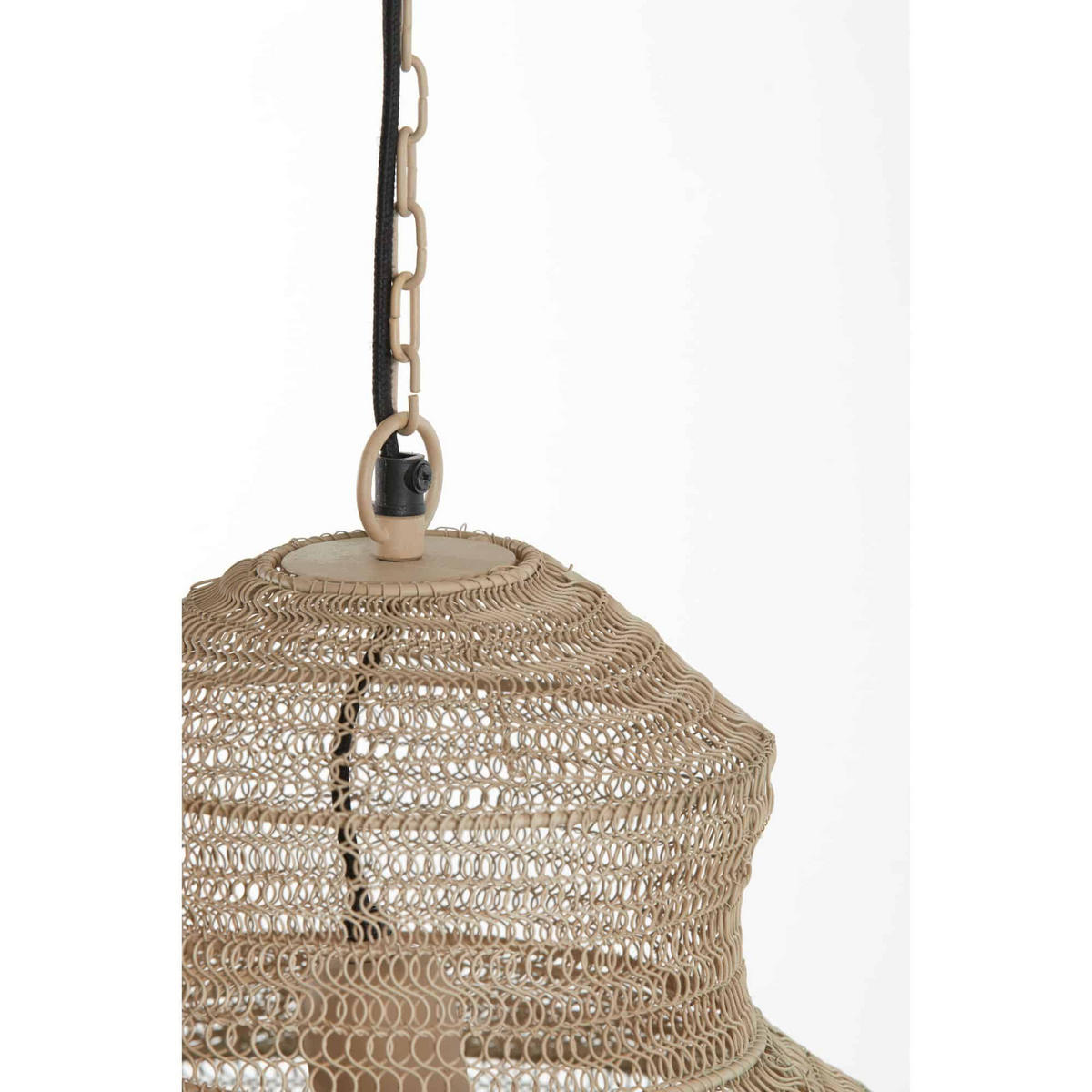 HÄNGELAMPE Nakisha Braun Ø48/82 cm - Braun, Metall (48/48/82cm) - Light & Living
