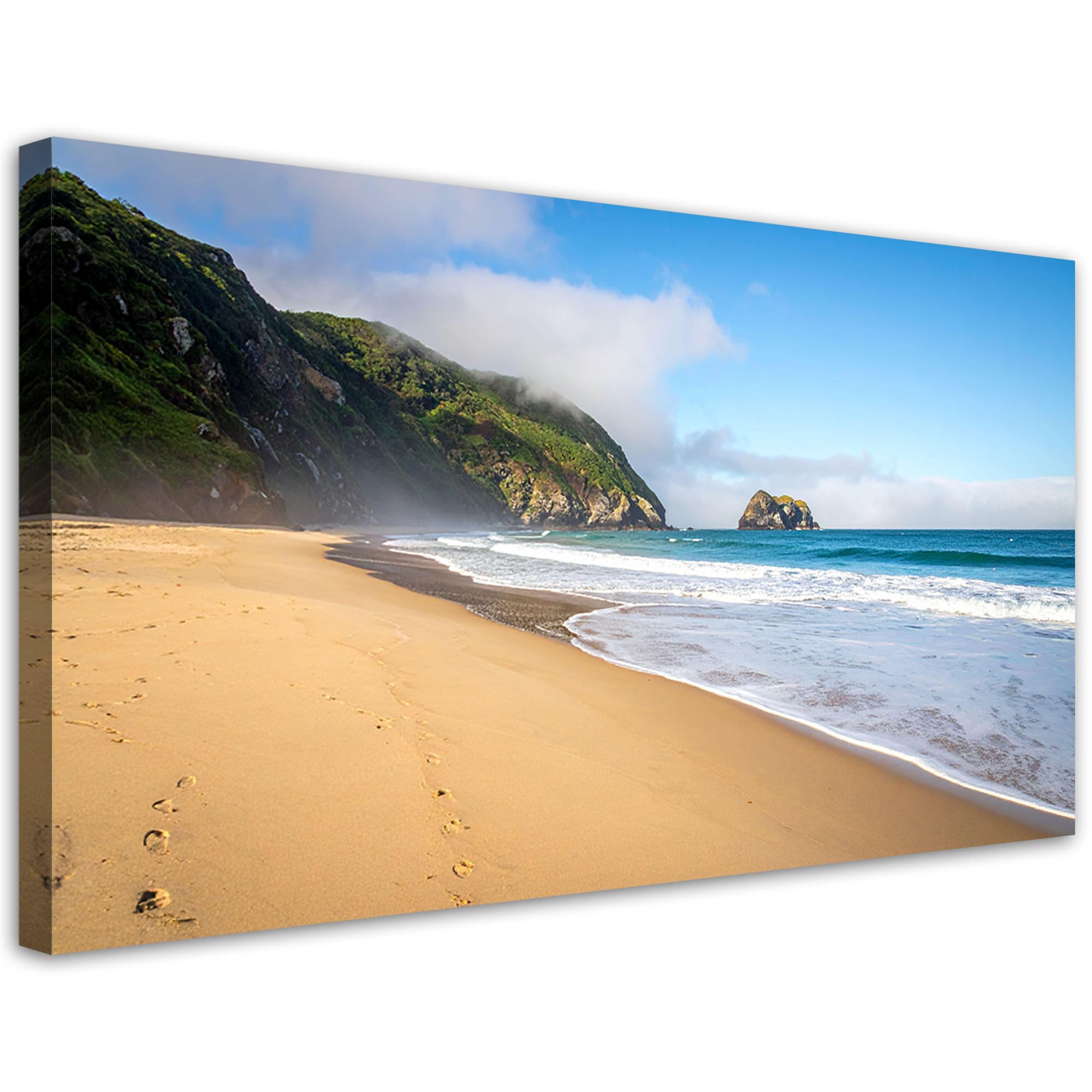 Feeby Leinwandbild Mehrfarbig 80x40 cm