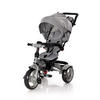 DREIRAD Neo 4 in 1 dunkelgrau EVA-Reifen, Schiebestange, Sitz drehbar, verstellbar - Dunkelgrau/Grau, Metall (120/55/104cm) - Lorelli