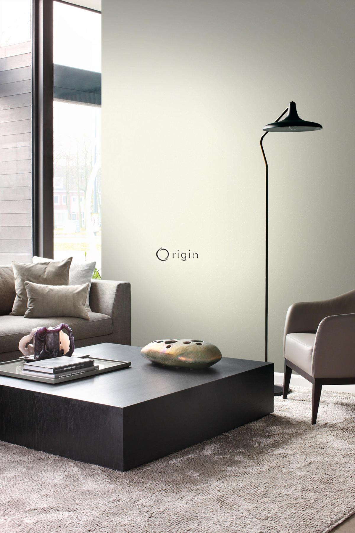 TAPETE Ornamente 53 cm x 10.05 m - Weiß, Papier (53/1000cm) - Origin Wallcoverings
