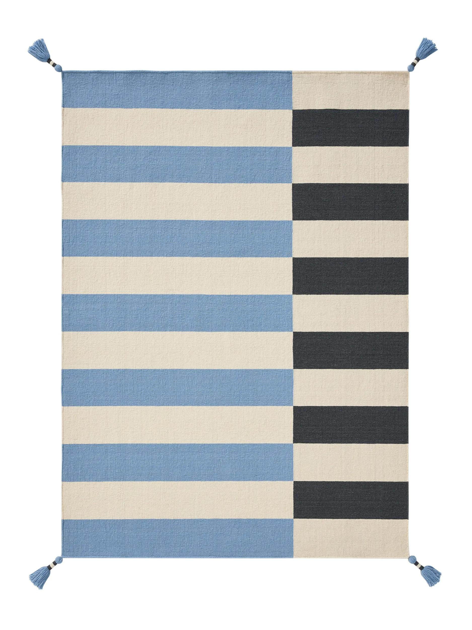 KINDERTEPPICH Janou Blau 160/230 cm - Blau, Naturmaterialien/Textil (160/230cm) - benuta