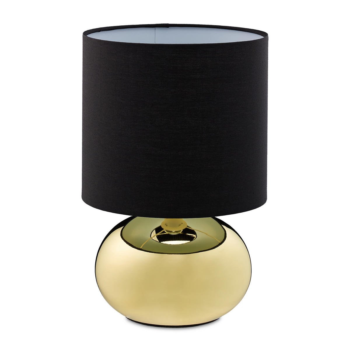 TISCHLAMPE - Multicolor, Kunststoff/Textil (18/18/28cm) - Relaxdays