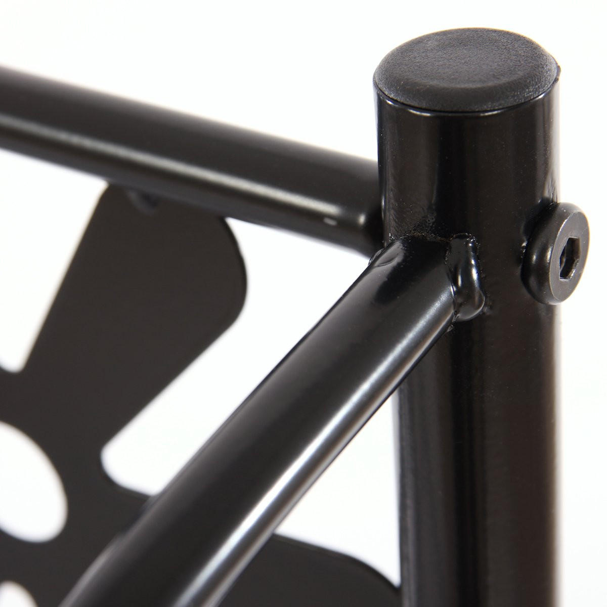 SCHUHREGAL Schwarz - Schwarz, Metall (60/112/30cm) - MCW