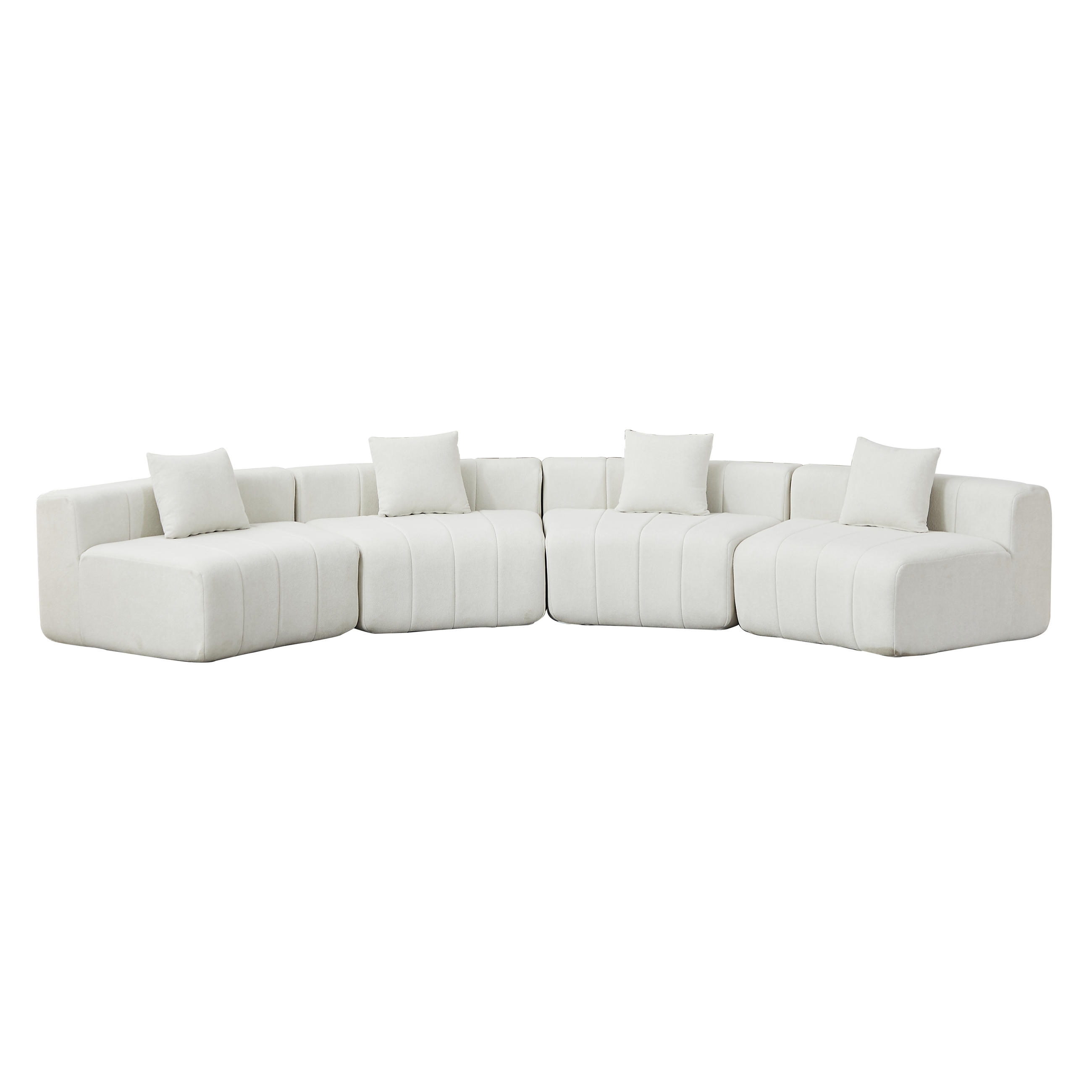ComfortXL 4-Sitzer-Sofa Beige 383.5x73.6x83.8 cm