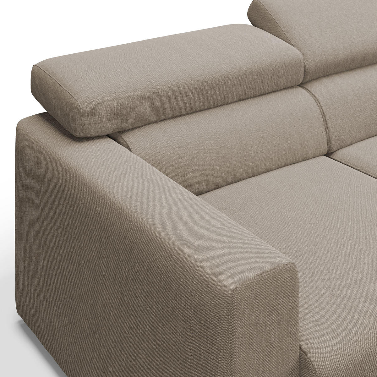 LINEARSOFA Dylan - Beige, Textil (240/74/100cm) - Divani.store