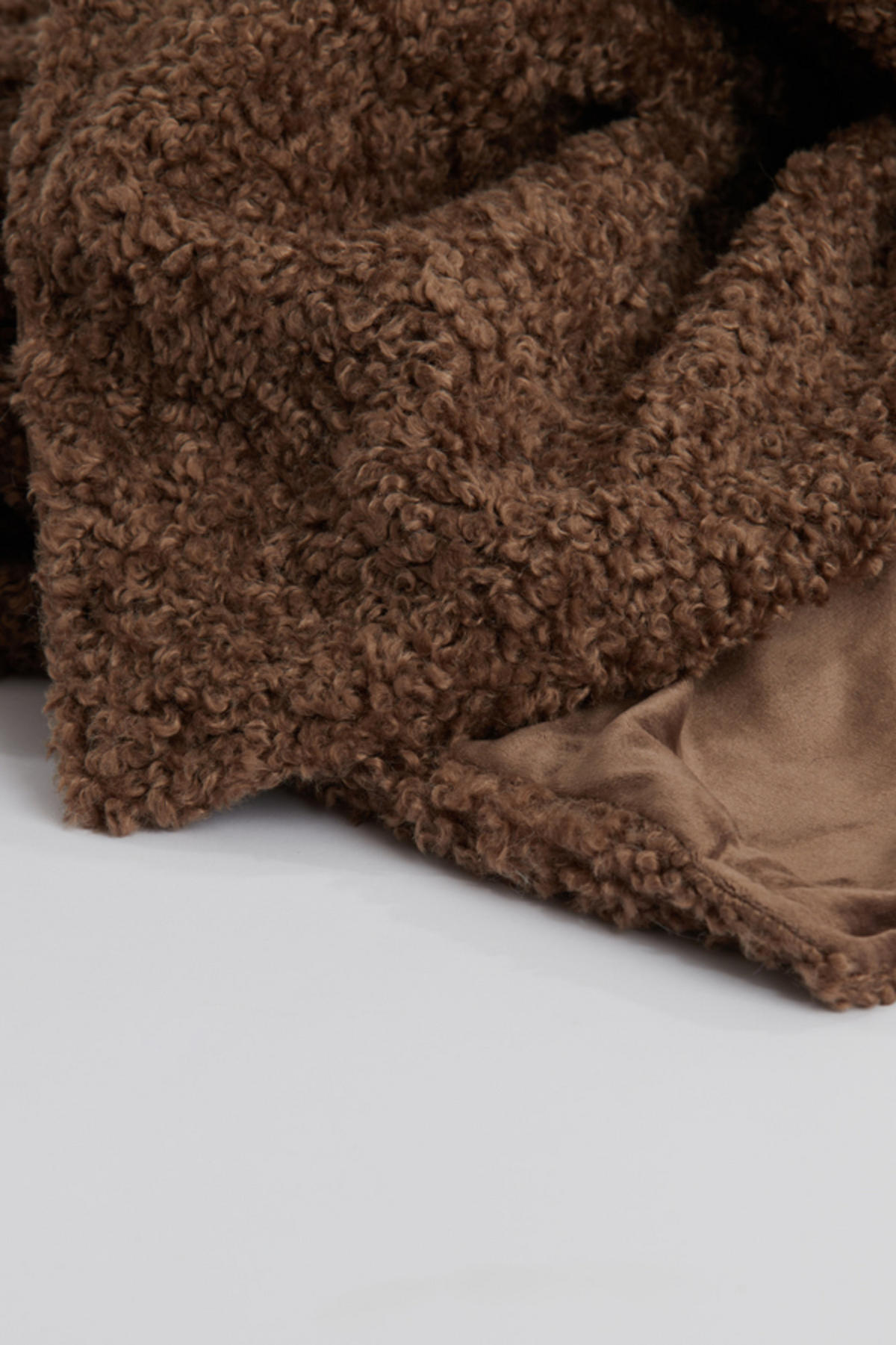 PLAID Bodi Braun 152/127/0,5 cm - Braun, Textil (127/152cm) - Light & Living