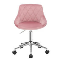 BÜROSTUHL Rosa 37,5/31,5/77 cm - Pink, Metall (31.5/77/37.5cm) - PANGIVO