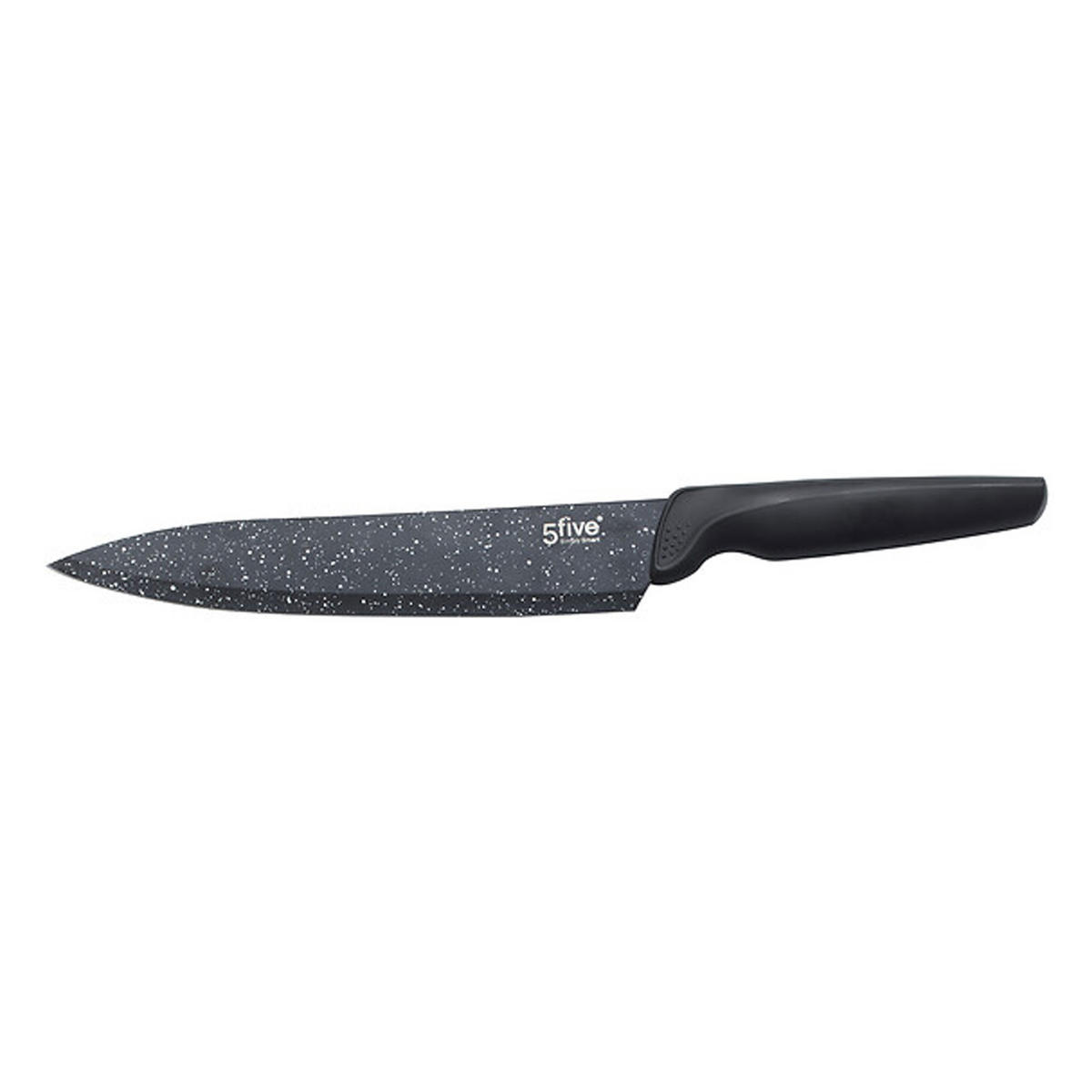 MESSERSET Caractere 5-tlg. mit Schäler, Edelstahl, Kunststoff, Keramik, Schwarz - Schwarz, Metall - 5five Simply Smart