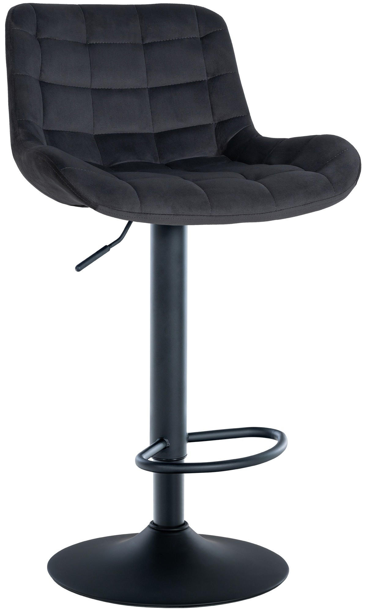 BARHOCKER Tover 81-105 x 48 x 54 cm - Schwarz, Metall (48/81/54cm) - furnicato