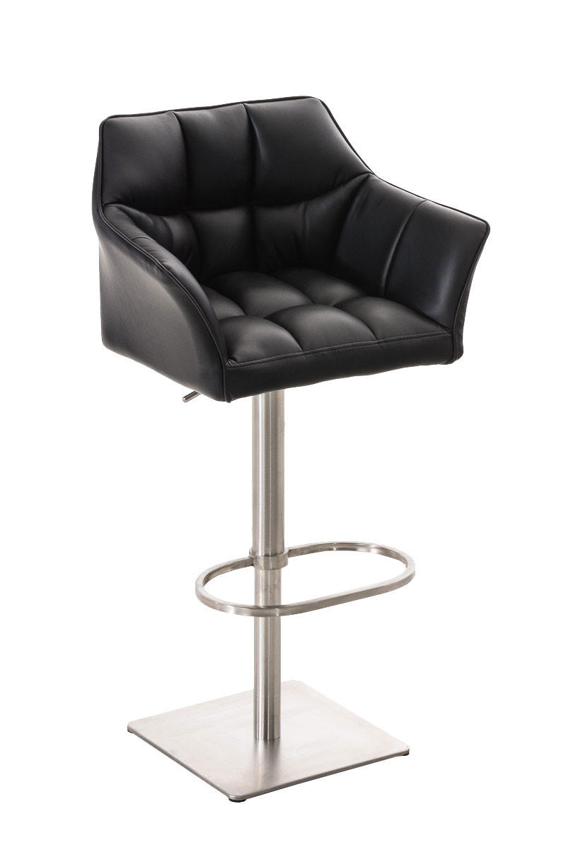 Deluke Barhocker Schwarz 64x88x45 cm