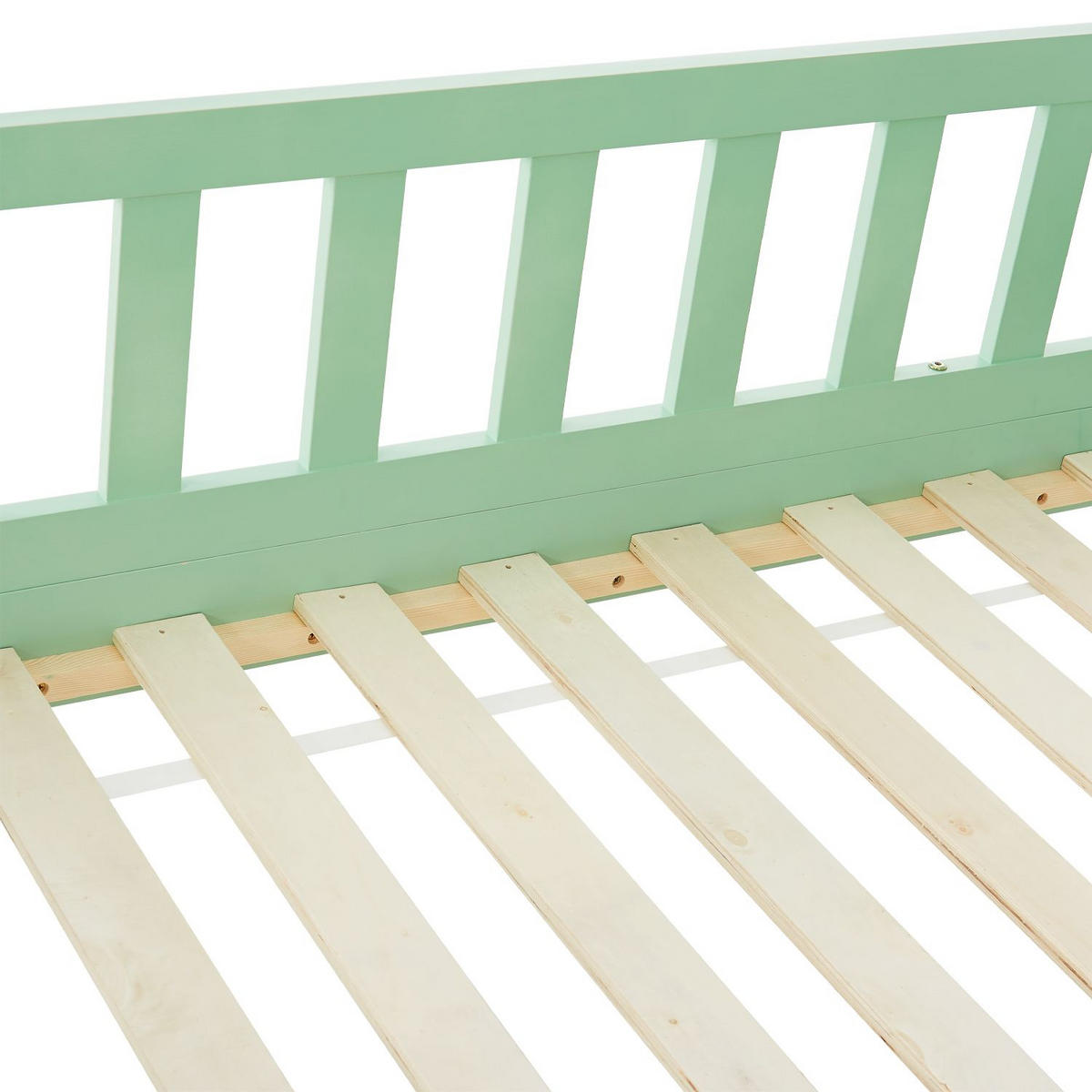 KINDERBETT Marli mint 80x160 cm mit Bettkasten - Mintgrün, Holz (80/160cm) - Juskys