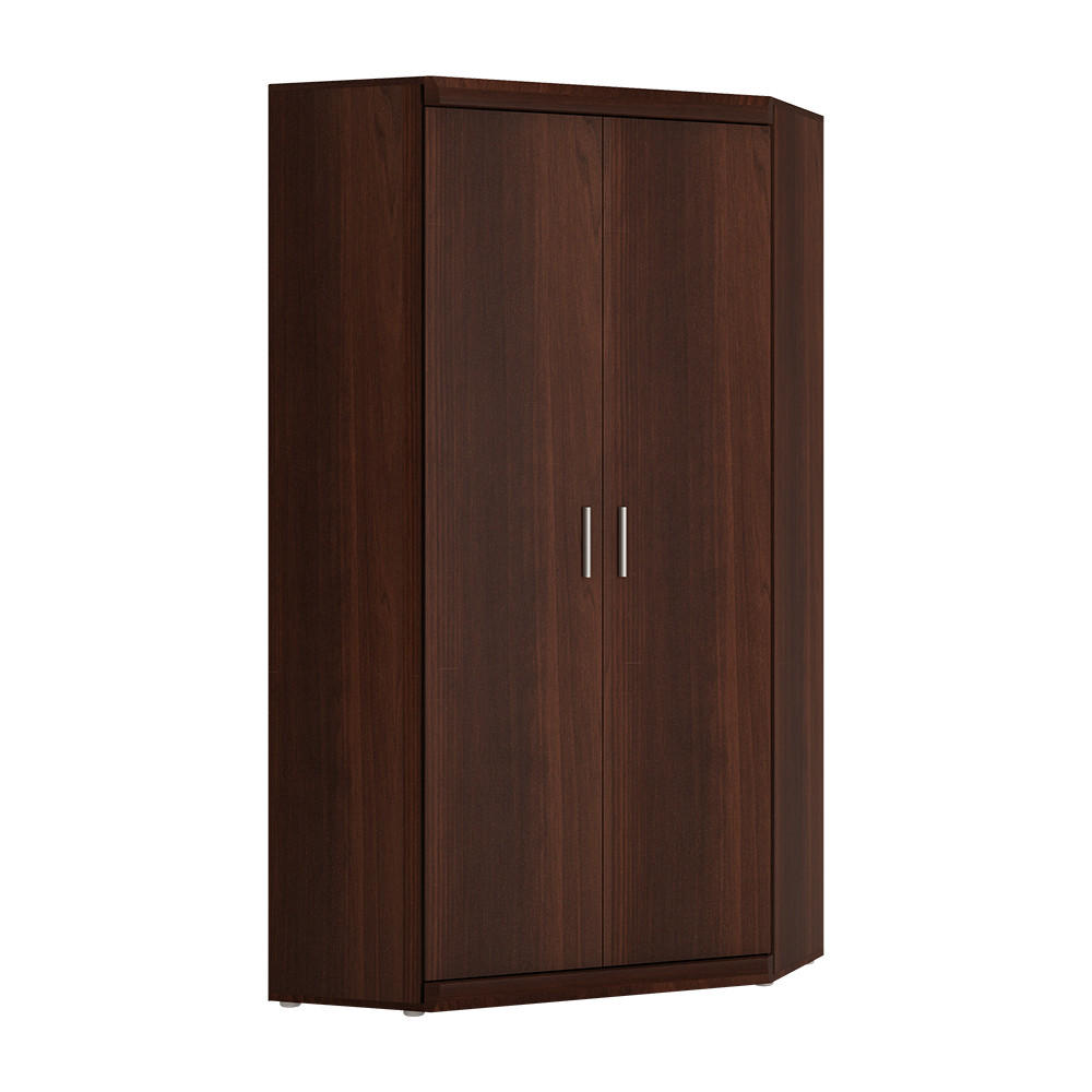 ECKSCHRANK Imperia-129 - Braun, Holzwerkstoff (93/195/93cm) - Lomado