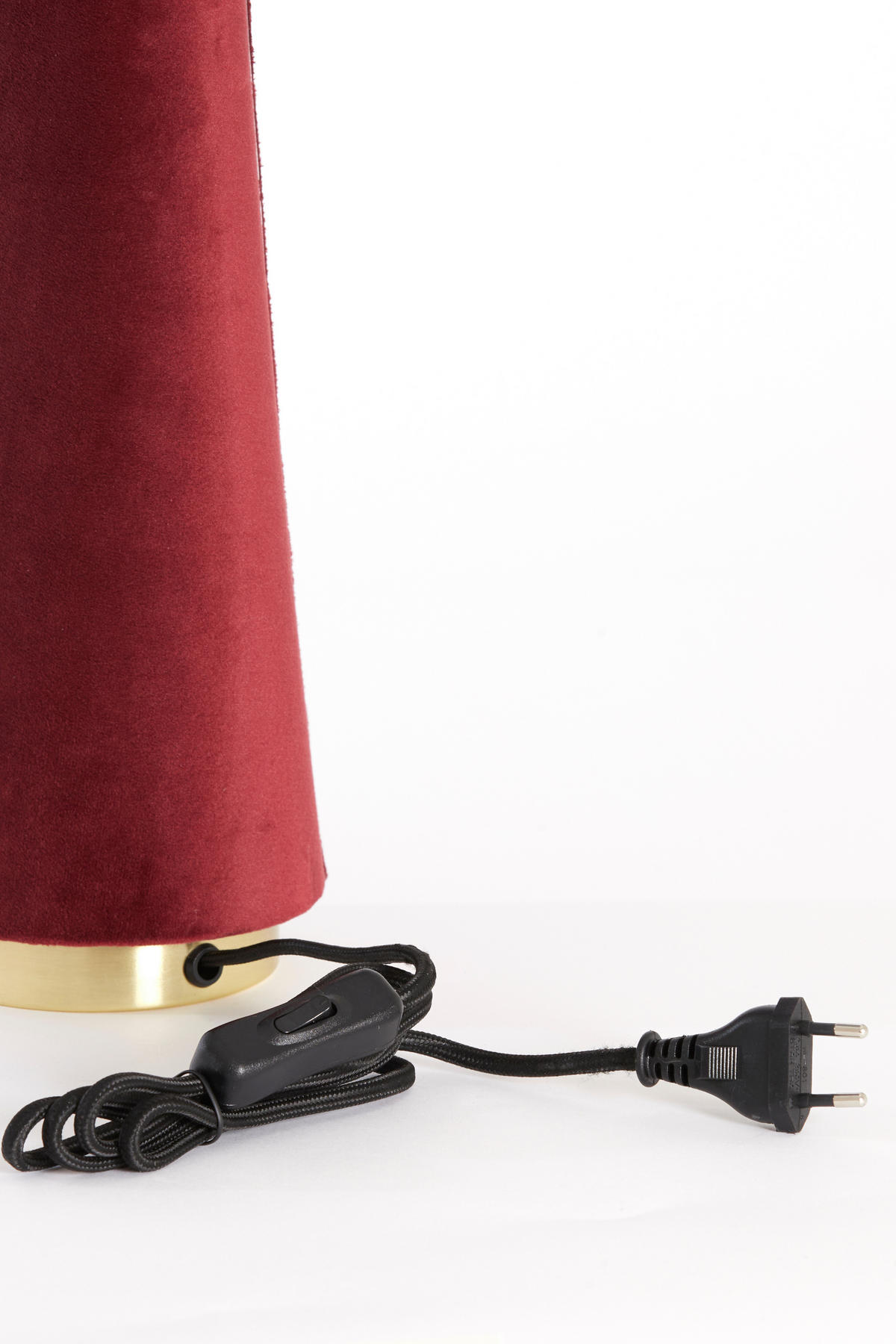 TISCHLAMPE Devia Rot Ø30/61 cm - Rot, Textil (30/30/62.5cm) - Light & Living