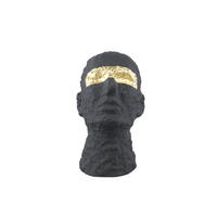 SKULPTUR Bertrand Schwarz 27/20/33.5cm - Schwarz, Keramik (20/33.5/27cm) - PTMD Collection