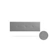 KOPFTEIL gepolstert NAPOLI Aqualine 160x50x5 cm - Hellgrau - Moonia - Hellgrau, Holz (160/5/50cm)