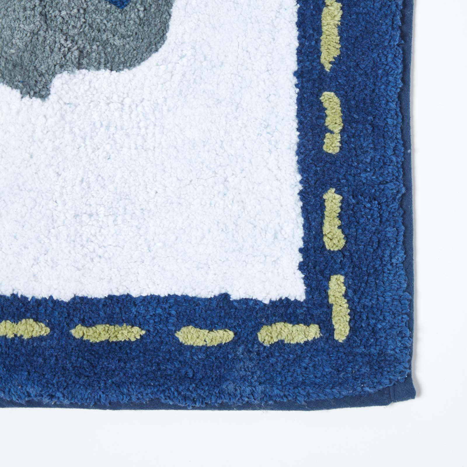 KINDERTEPPICH Hippo, Baumwolle 50/80 cm - Multicolor, Textil (50/80cm) - Homescapes