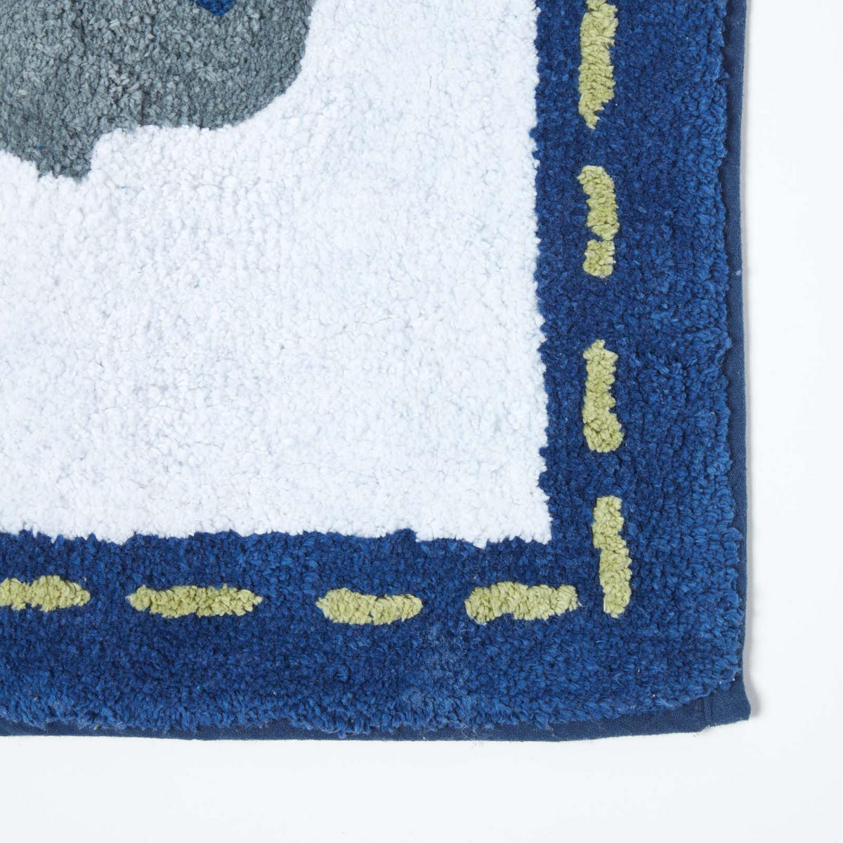 KINDERTEPPICH Hippo, Baumwolle 50/80 cm - Multicolor, Textil (50/80cm) - Homescapes