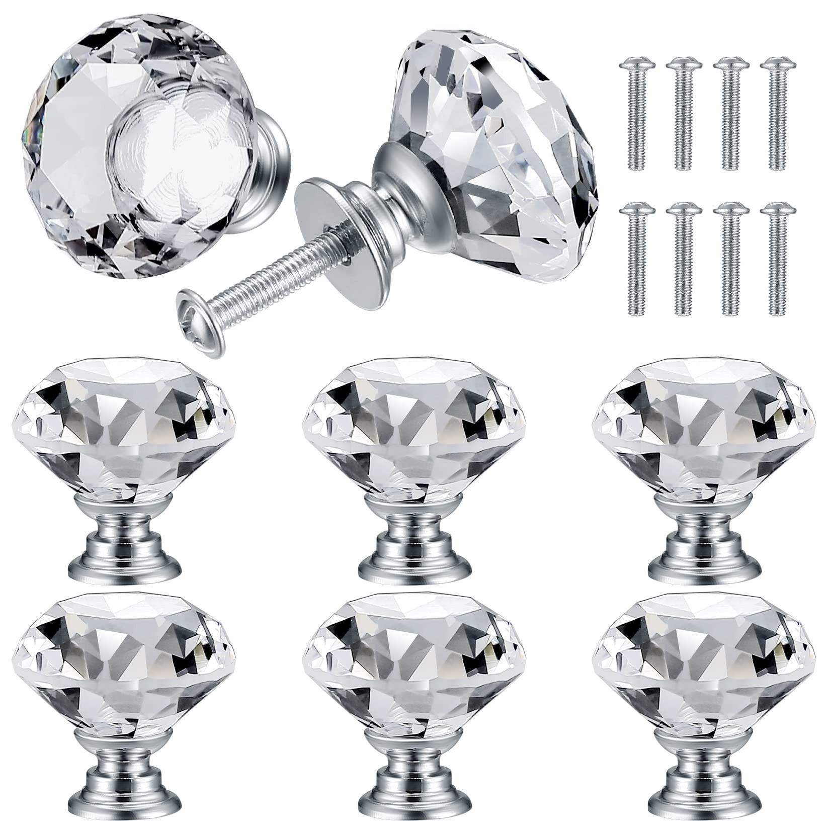 XXXLutz Schrankknopf Transparent 3.1x2.7x3.1 cm