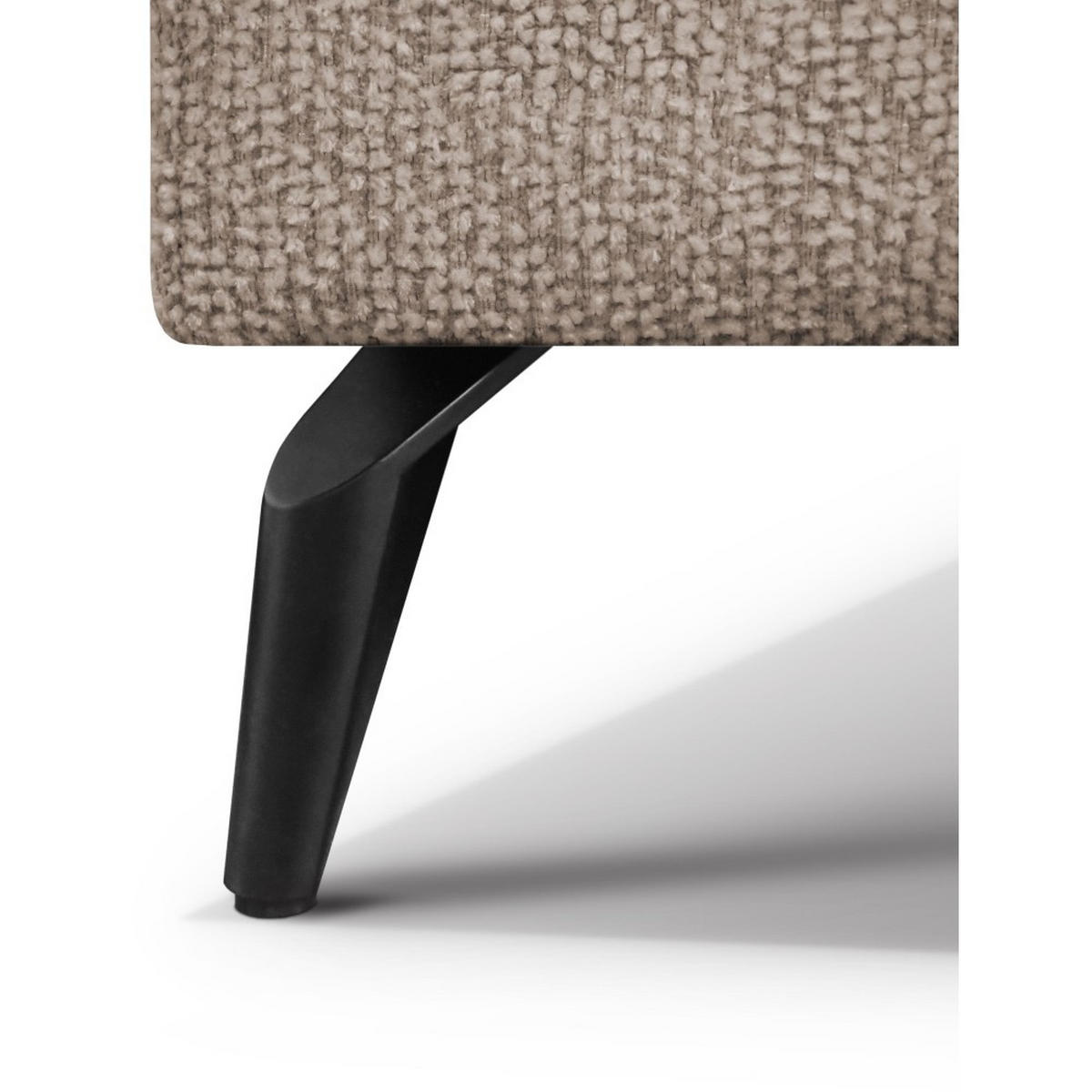 ECKSCHLAFSOFA Mellow mit Bettkasten, Hellbraun, links - Hellbraun/Schwarz, Textil (270/205cm) - Beautysofa