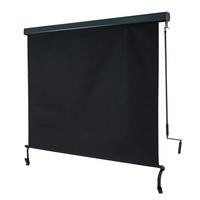 VERTIKALMARKISE Schwarz - Schwarz, Textil (180/250/8cm) - MCW