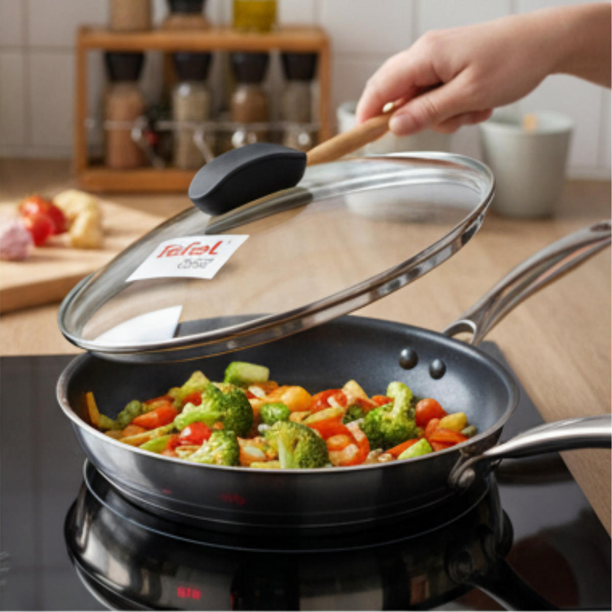 GLASDECKEL 24 cm für Töpfe und Pfanne - Transparent, Glas/Kunststoff (24cm) - Tefal