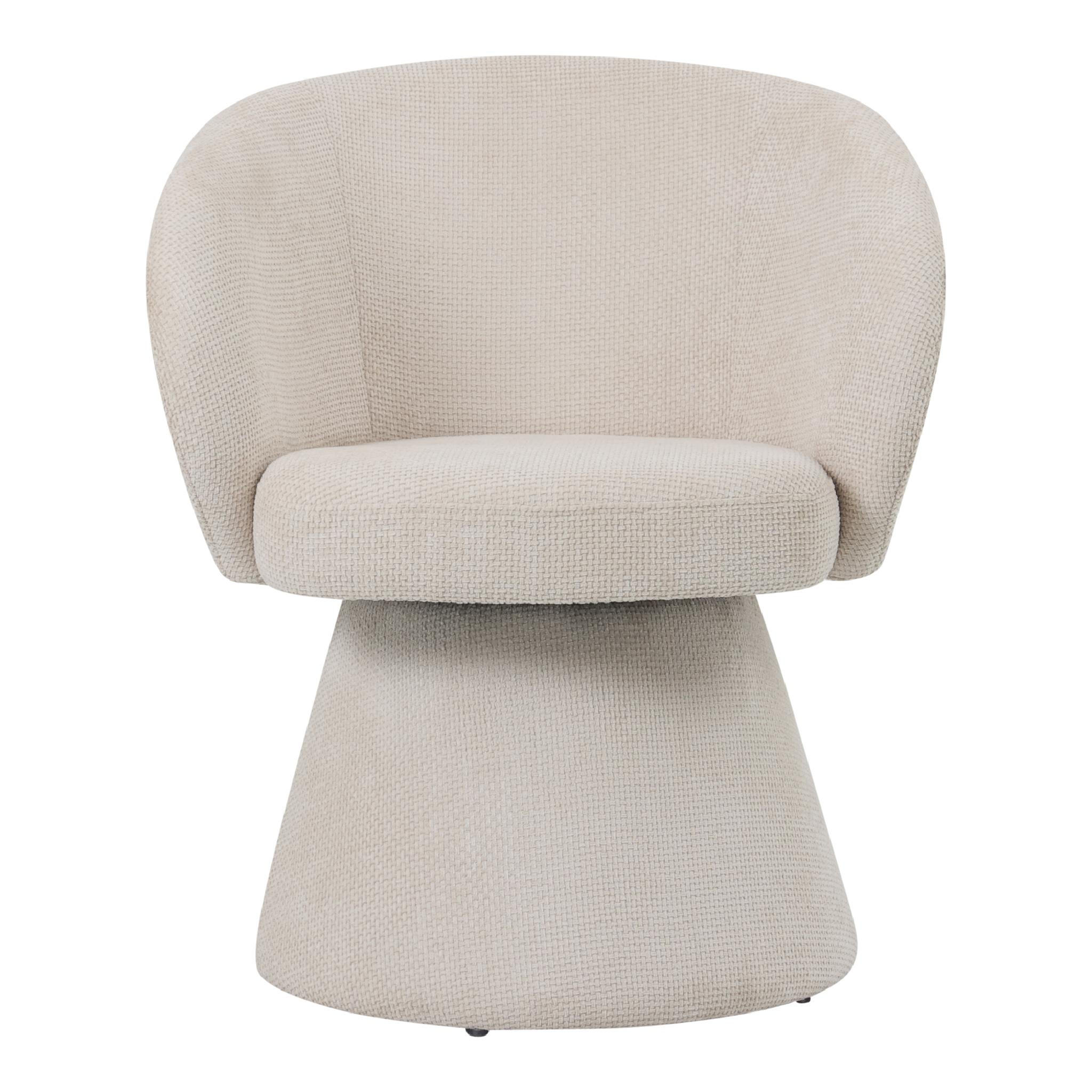 ESSZIMMERSTUHL Hermes Beige 65/62/79cm - Creme, Holz (62/79/65cm) - PTMD Collection