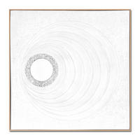 MALBA NA PLÁTNĚ, abstraktní, 82/82 cm  - Lifestyle, dřevo (82/82cm)