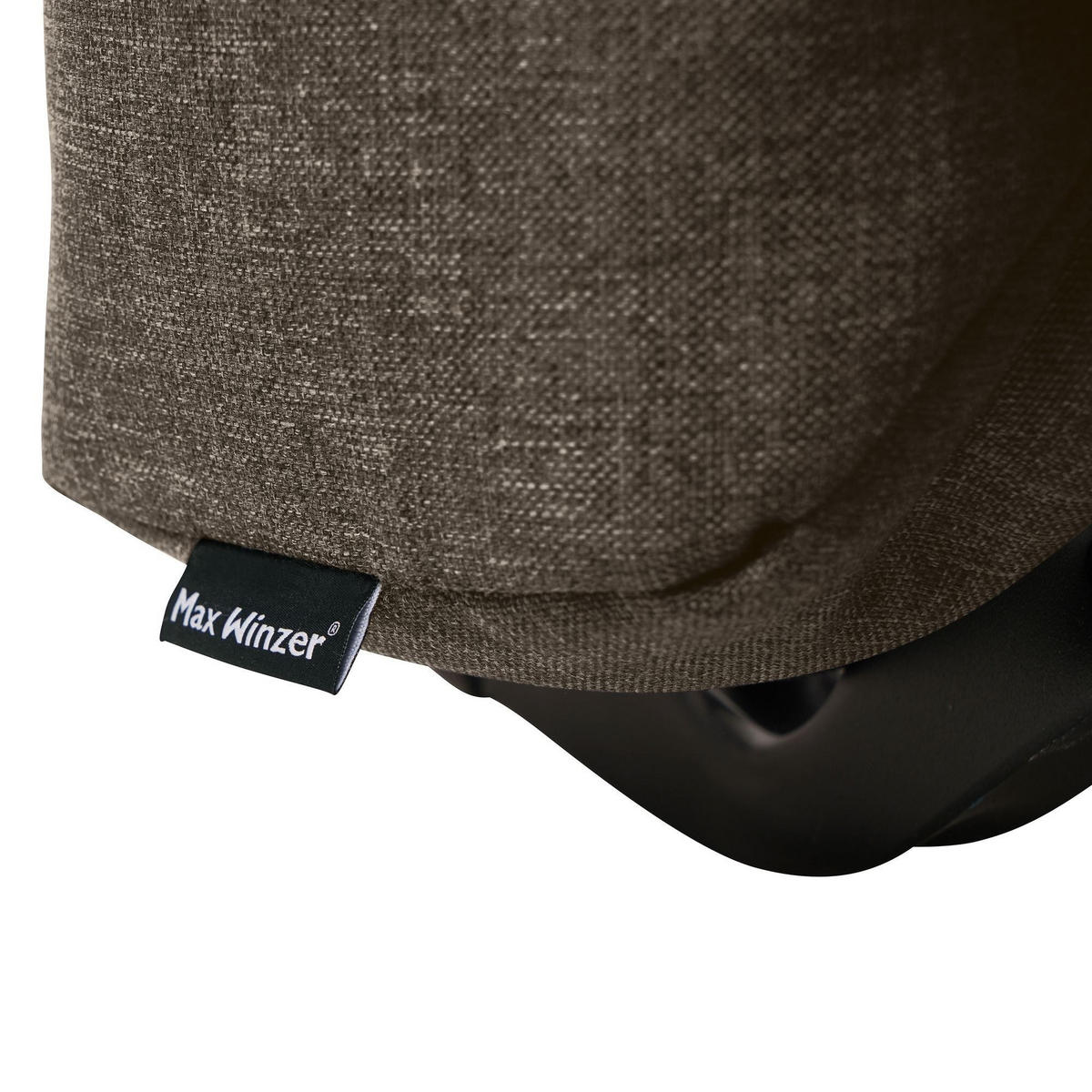 FALTSOFA Kalomira Bezug Flachgewebe Metall schwarz / braun - Braun, Kunststoff (145/84/100cm) - 58aufmkessel