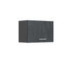HÄNGESCHRANK R-Line Schwarz Beton 60 cm Flach - Anthrazit/Schwarz, Holzwerkstoff (60/40/31cm) - Vicco