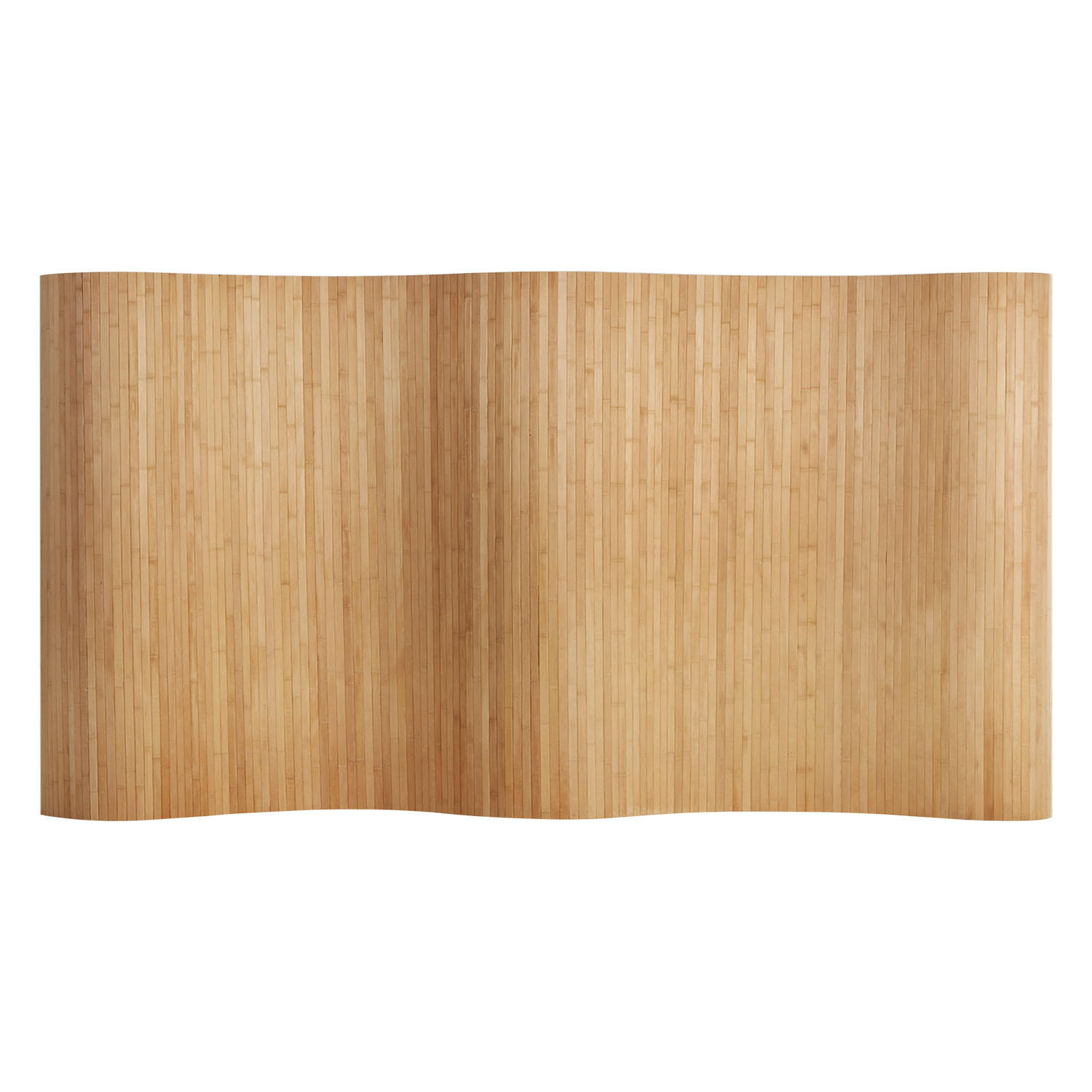 Homestyle4u Paravent Hellbraun 250x145x0.3 cm