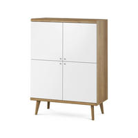KOMMODE Lato - Braun, Holzwerkstoff (107/134/40cm) - Pillovely