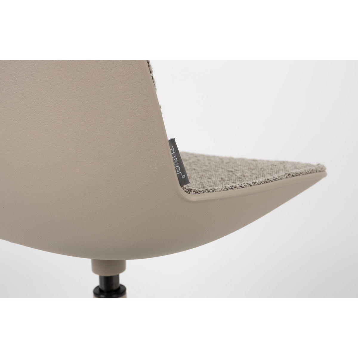 ESSZIMMERSTUHL Albert Kuip Swivel Taupe - 2 er Set - Taupe, Textil (45/83.6/52cm) - Zuiver