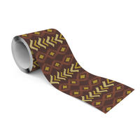 TAPETENBORDÜRE selbstklebend ETHNISCHE MUSTER Abstraktion Boho Stil - Beige/Braun, Papier (10/300/300cm) - Muralo