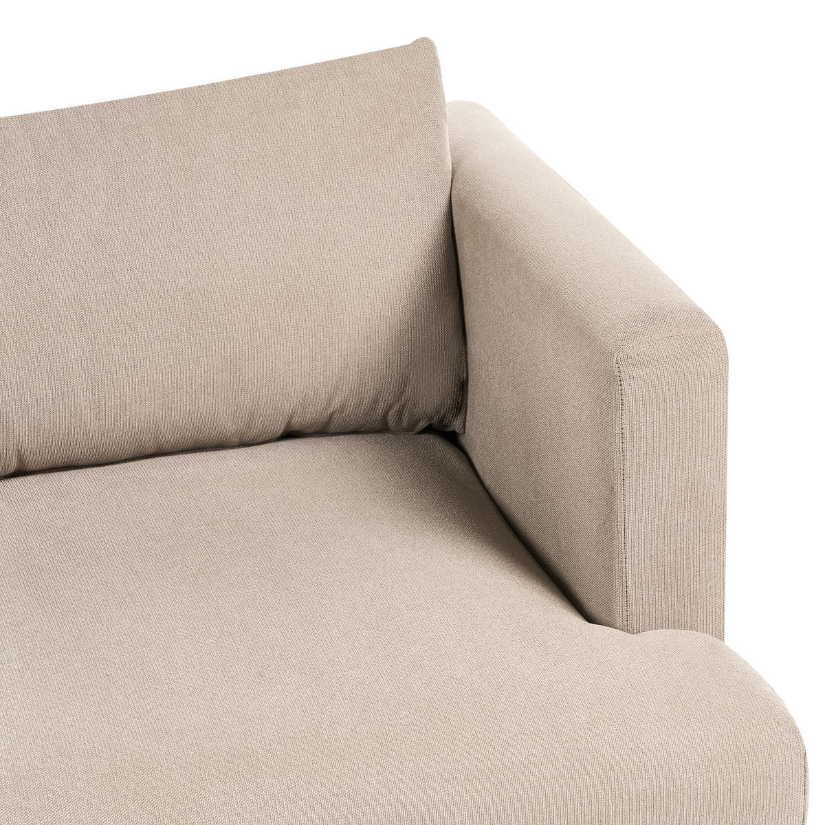 POHOVKA 3-místná Látka Světle hnědá Jarpen - světle hnědá, textil (214/72/93cm) - Beliani