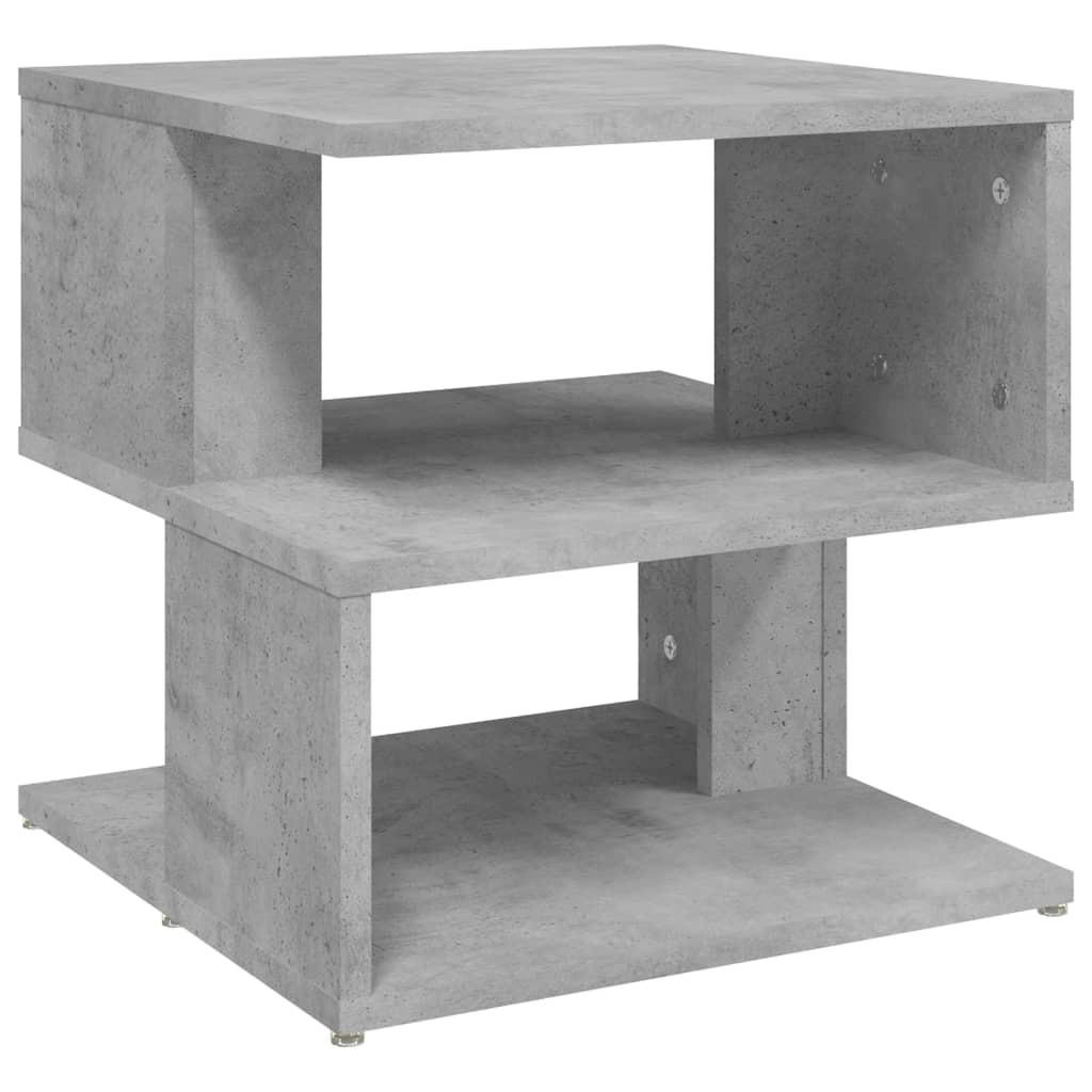 BEISTELLTISCH Betongrau 40x40x40 cm Holzwerkstoff - Grau, Holzwerkstoff (40/40/40cm) - furnicato