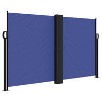 SEITENMARKISE Ausziehbar Blau 140x1000 cm - Blau, Metall (1000/140cm) - furnicato