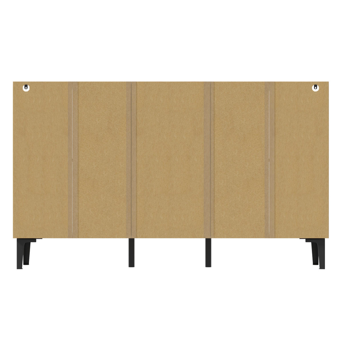 SIDEBOARD 160/36/94 cm aus Spanplatte mit 4 Türen und 4 Schubladen Holzfarben - Eichefarben, Holzwerkstoff (160/94/36cm) - Modenvie