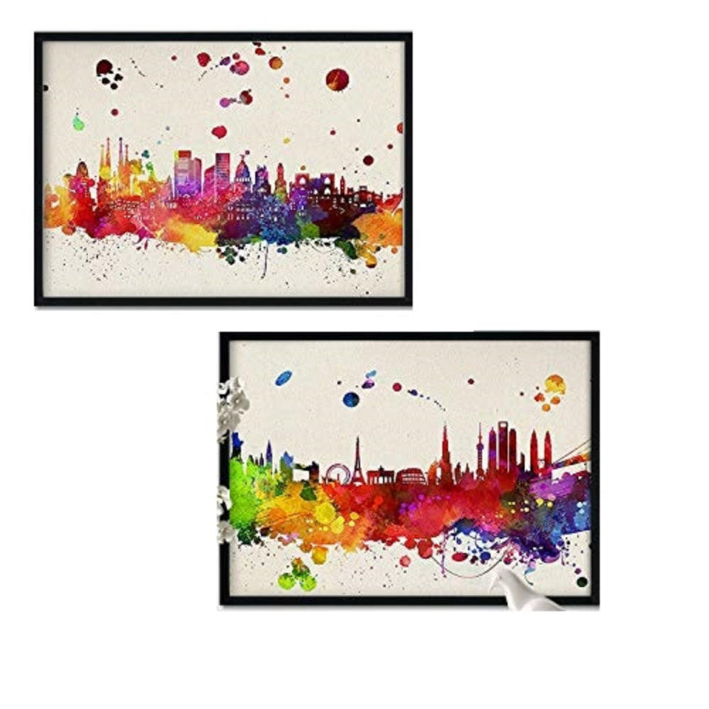 POSTER Set Mit 2 Historische Denkmäler A3 Rahmenlos - Klar, Papier (29.7/5/42cm) - Nacnic