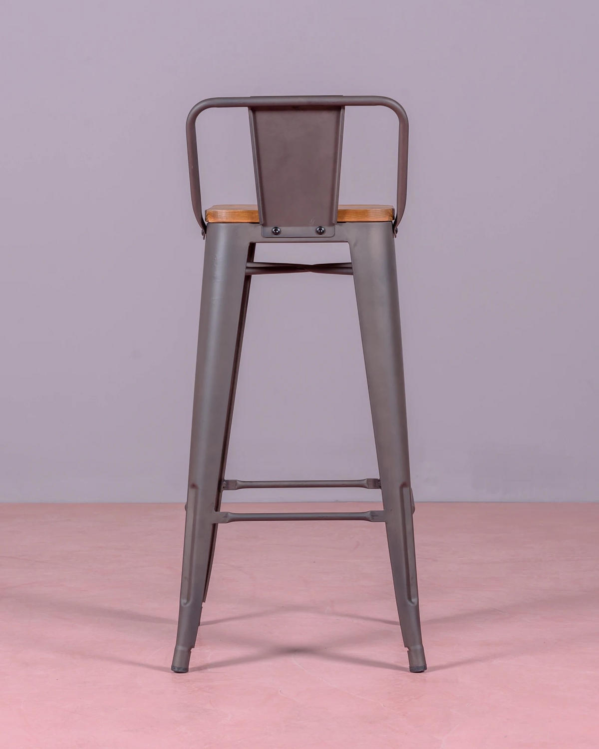 BARHOCKER-SET 4 Stück Metall Alteiche - Alteiche, Metall (42/94/42cm) - Nest Dream