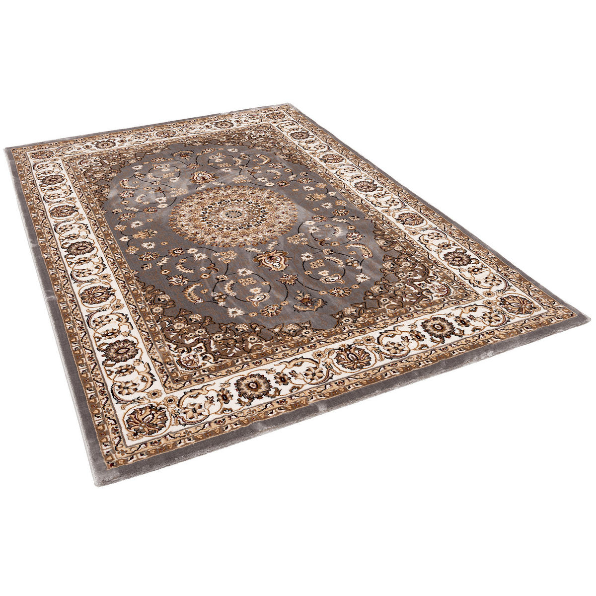 KLASSIK ORIENT TEPPICH MASKAT - Grau, Textil (80/300cm) - Pergamon
