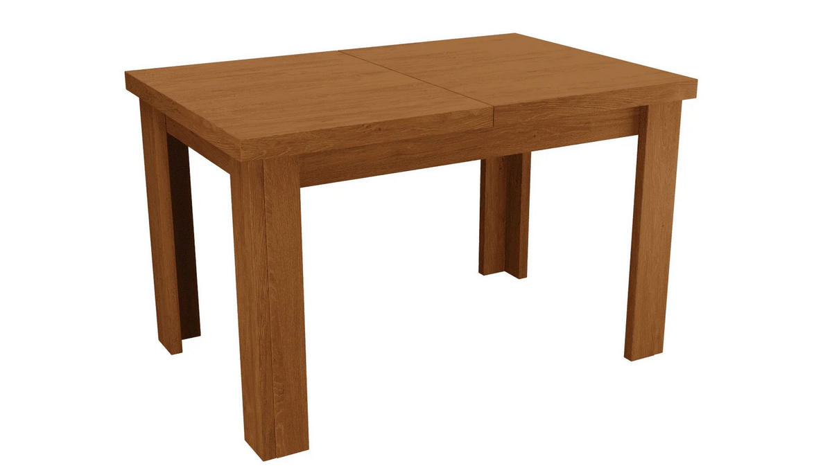 ESSTISCH ausziehbar 120-160 cm Esche hell - Eschefarben, Holzwerkstoff (120/80/48cm)