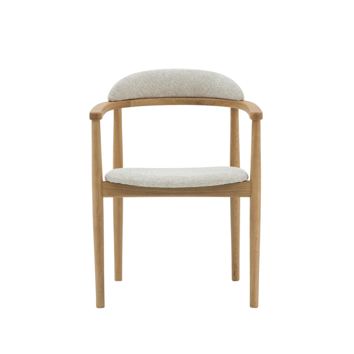 ESSZIMMERSTUHL Elv beiger Sitz - Beige, Holz (58/79/52cm) - WOODEK