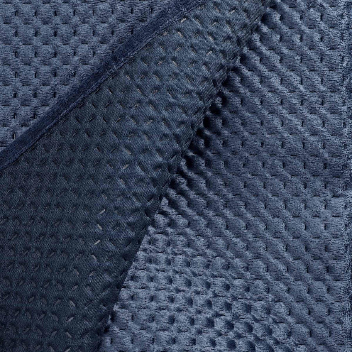 TAGESDECKE Zemi dunkelblau 220/240 cm - Dunkelblau, Textil (220/240cm) - Homla