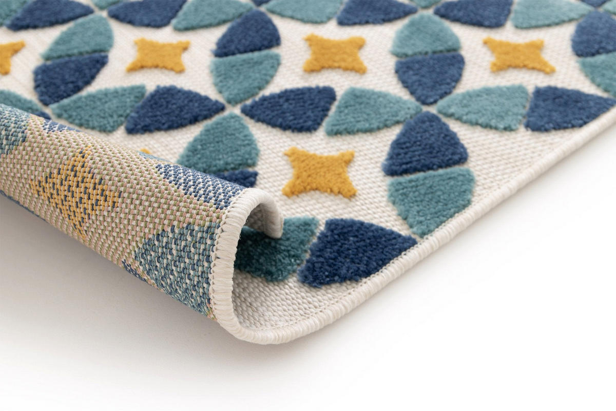 TEPPICH für Innen und Außen blau - Blau, Textil (160/230cm) - AFK Living