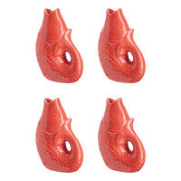 MINI-VASE (4er Set) Koi - Orange, Keramik (12cm) - Butlers