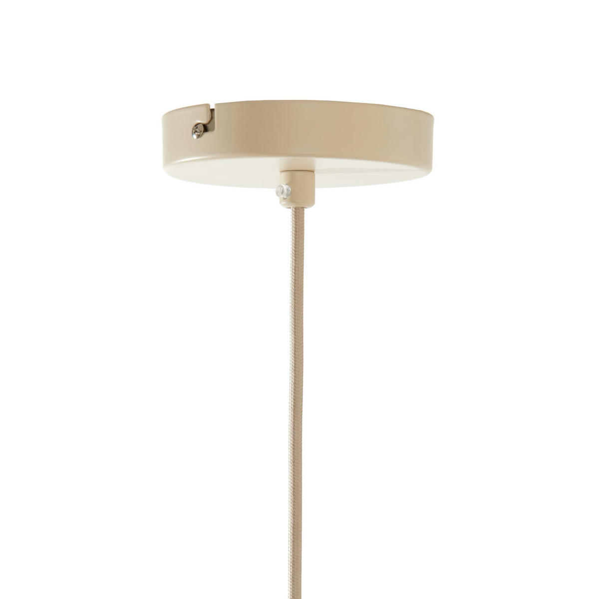 PENDELLEUCHTE Elati Braun 50/50/53 cm - Braun, Textil (50/50/53cm) - Light & Living